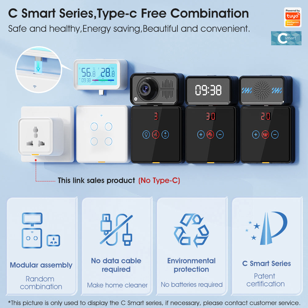 SMATRUL WIFI 433 Universal 20A 3500W Smart Socket With Power Monitor Home Smart Power Outlet