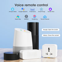 SMATRUL WIFI 433 Universal 20A 3500W Smart Socket With Power Monitor Home Smart Power Outlet