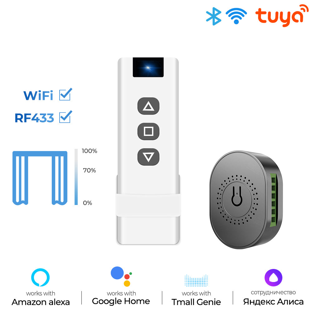 Roller Shutter Google Home Rf Control Tuya Smart Life WiFi 433Mhz