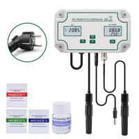 SMATRUL Smart WiFi pH EC Monitor with Controller, Hydroponics System Nutrients Tester