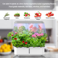 SMATRUL WiFi 14 Pods Hydroponics Growing System Indoor Plant Germination Kit(No Seed)