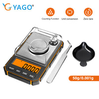 High-precision Mini Electronic Scale 50g Calibration Error 0.001 Counting Function Unit Conversion Suitable For Food, Medicine and Jewelry