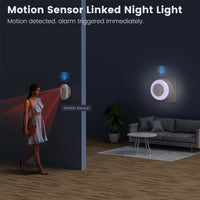 SMATRUL Tuya Wifi Smart Siren for Home Security Sound and Light Alarm Sensor EU US UK Plug Smart Home Life APP For Vibration CO VOC PIR Human Presence Sensor