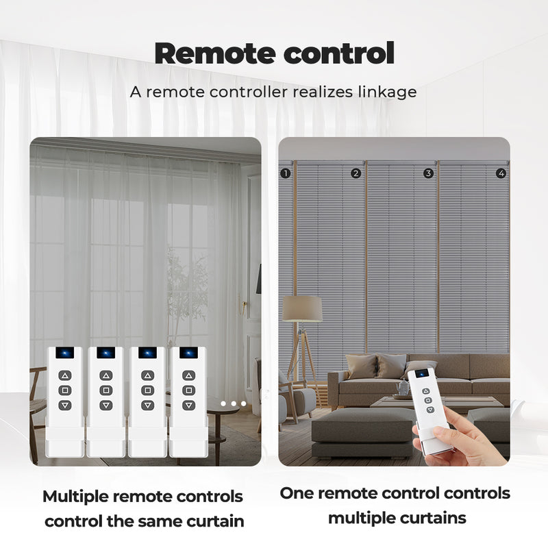 SMATRUL WiFi Curtain Switch, Smart Motorized Roller Blinds Shutter Relay Module with Timer, 0-100% Adjustable Range
