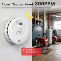 SMATRUL Tuya WiFi Smart Carbon Monoxide Alarm, CO Leak Detector for Kitchen Home Security, App Remote Alert & Voice Warning
