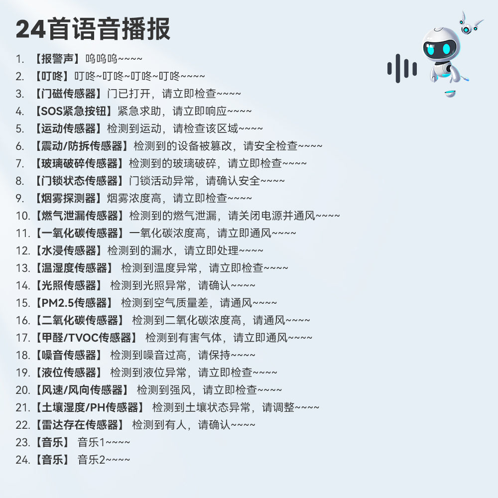 SMATRUL Tuya Wifi Smart Siren for Home Security Sound and Light Alarm Sensor EU US UK Plug Smart Home Life APP For Vibration CO VOC PIR Human Presence Sensor