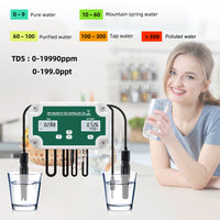 SMATRUL Smart WiFi pH TDS Monitor with Controller, Tuya Online Hydroponics pH TDS Tester