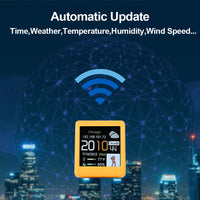 Wifi Weather Station Weather Forecast Temperature Humidity Smart Weather Station Smart Alarm Clock