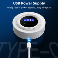 Tuya APP Remote Control WiFi USB Charging Gas Leak Detector Alarm with Sensor for Safe Smart Home