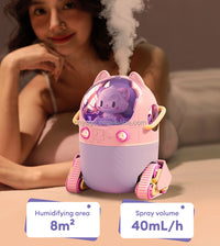 New Design Funny Doll 1200 Mah Battery Aromatherapy Diffuser Essential Oil Mini Cute Rain Cloud Air Humidifier For Home Office