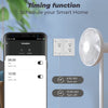 Tuya Us Tempered Glass Outlet Timing 15A Wifi Smart USB Socket For Google Home Alexa Smart Life App Wall Electrical On Off