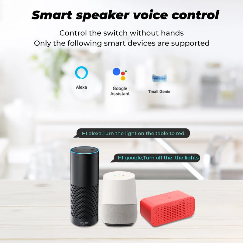 Smart life Socket Outlet 10A 100-240V US Mini WiFi Wireless Remote Voice Timer Tuya Smart Plug Wifi US For Google Home Alexa