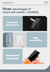 SMATRUL L/L+N Glass Wall US 1 2 3 4 Gang Touch light 433 WIFI Tuya Smart Switch For Alexa Google Smart Home