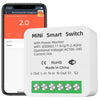 Wifi Switch Power Monitor 2 Way Timing Mini DIY Smart Wifi Controller Home Tuya APP 16A for Alexa Google OEM Countdown