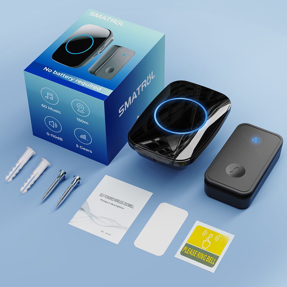 Battery Operated Smart Home Wireless Doorbell Batteries SMATRUL